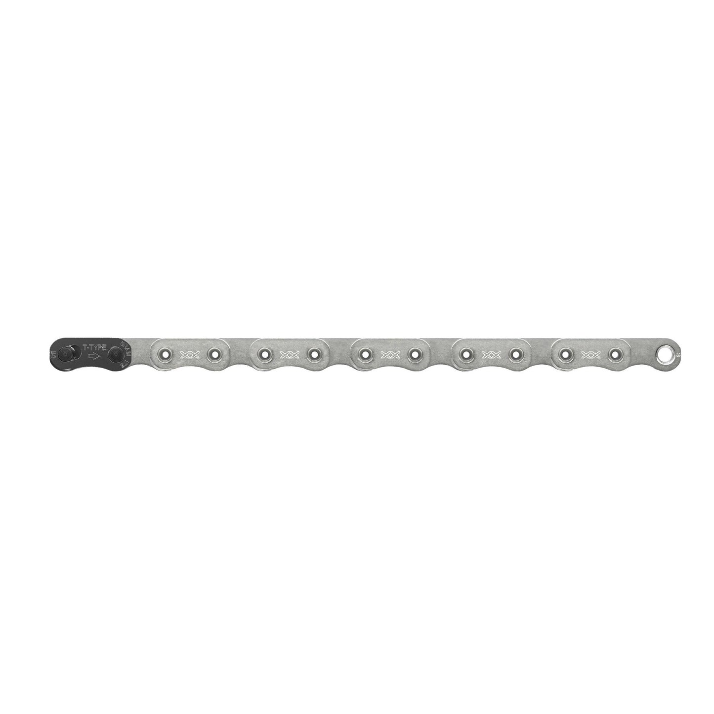 SRAM Kette XX T-Type Eagle Silver Hollowpin 126 Glieder mit Powerlock T-Type Pvd 12-fach 1 Stück