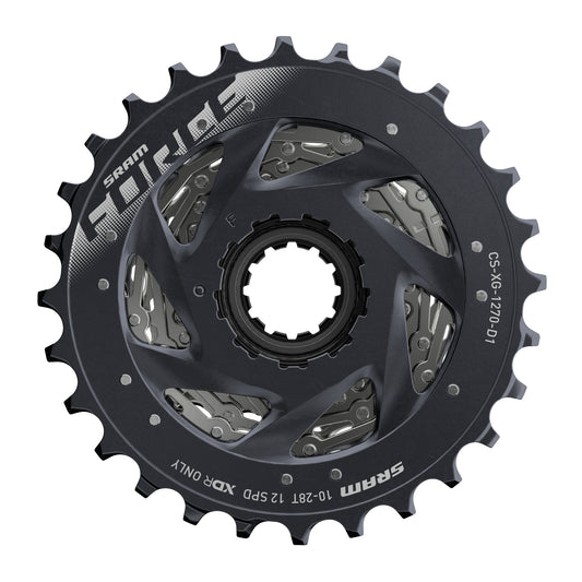 Cassette para bicicleta de carretera Sram Force XG-1270 AXS de 12 velocidades, disponible en el Reino Unido