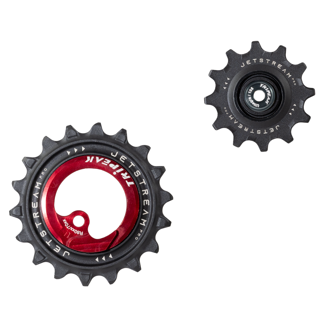 Poleas cerámicas sobredimensionadas Tripeak AOPW: Shimano 105 R7000, Ultegra R8050