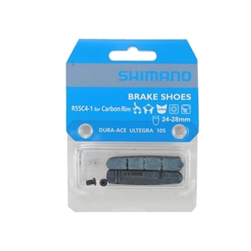 Shimano R55C4-1 Dura Ace/Ult/105 Einschub-Bremsbeläge für Carbonfelgen