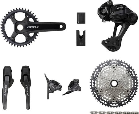 Shimano GRX RX827 Di2 1x12-speed wireless gravel groupset complete kit