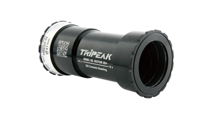 Tripeak 41mm (BB86/92), 86mm (Road)/92mm(MTB), 30 mm (ROTOR 3D+), Twist-Fit alloy cup Ceramic / Steel options ( UK Stock )