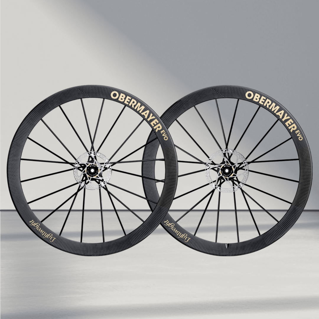 Lightweight Obermayer Evo Platinum Disc Road Wheelset