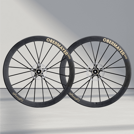 Juego de ruedas de carretera Lightweight Obermayer Evo Platinum Disc