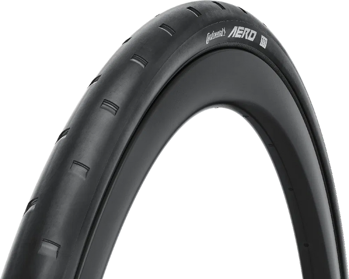 front on view of aerodynamic continental 111 aero tyre | Eminence cycle co