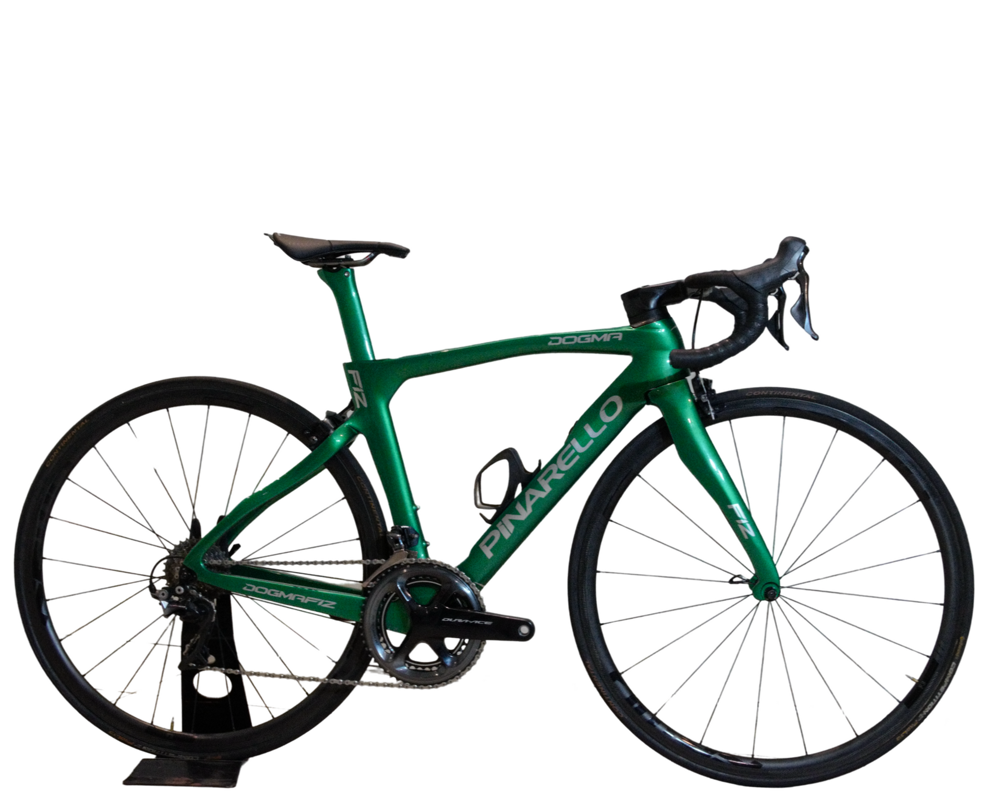 Pinarello Dogma F12 High performance road bike in custom British racing green size 46.5