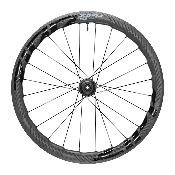 Zipp Wheel - 353 NSW Carbon Tubeless Disc Brake Center Locking 700c Rear XDR 12x142mm Standard Graphic A1 Zipp Wheel