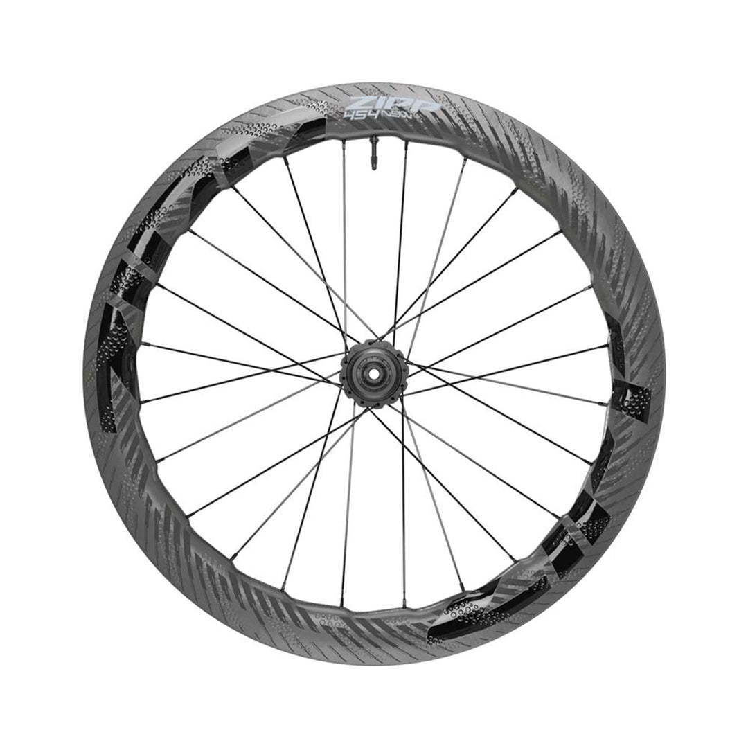 Zipp Wheel - 454 NSW Carbon Tubeless Disc Brake Center Locking 700c Rear 24Spokes XDR 12x142mm Standard Graphic B1
