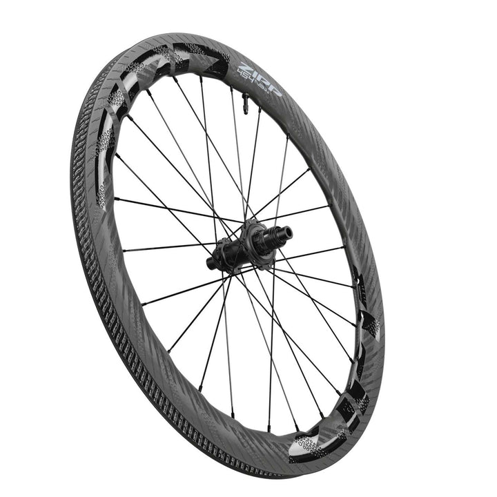 Zipp Wheel - 454 NSW Carbon Tubeless Disc Brake Center Locking 700c Rear 24Spokes XDR 12x142mm Standard Graphic B1