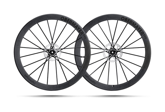 Lightweight Obermayer Evo Disc Road Wheelset Schwartz Ed (Special Order)