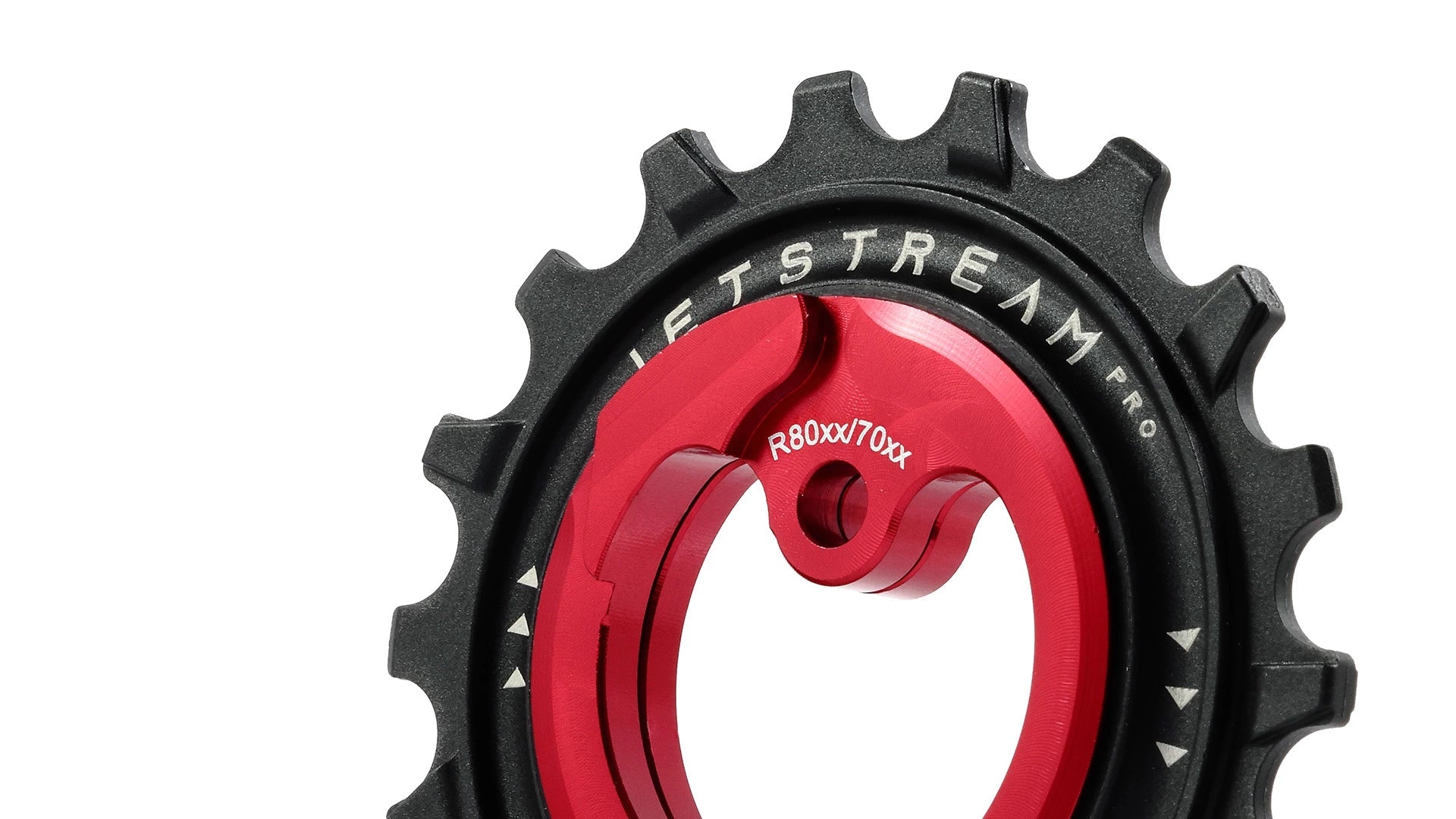 Tripeak Jetstream Pro Asymmetric Oversized Pulley Wheel 12/18t Shimano R70XX,R80XX - Eminence Cycle Co.