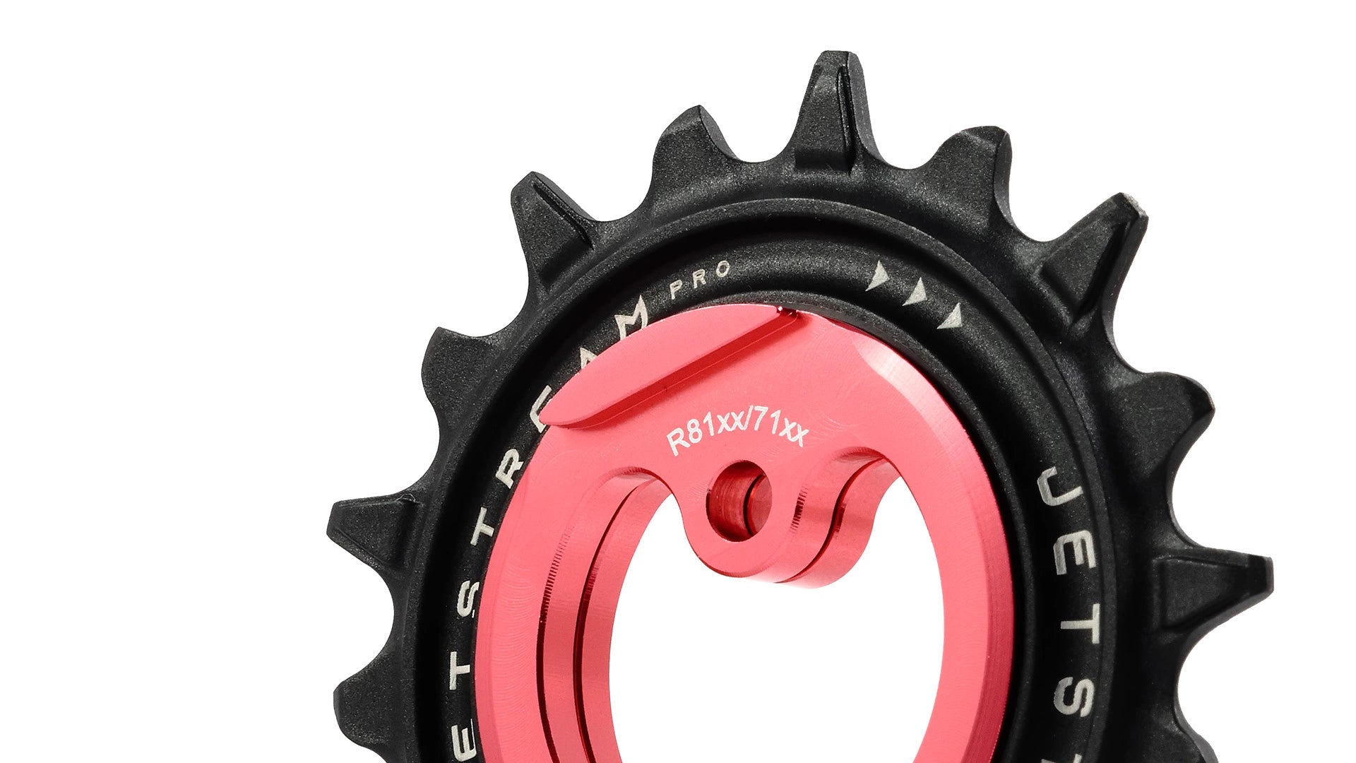 Tripeak Jetstream Pro Asymmetric Oversized Pulley Wheel 12/18t Shimano R71XX,81XX - Eminence Cycle Co.