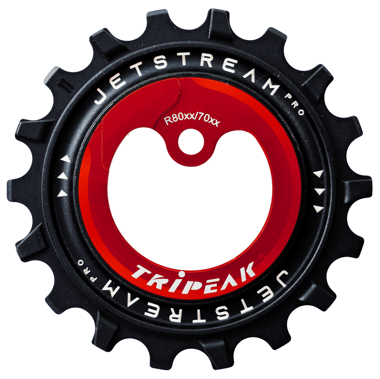 Tripeak Jetstream Pro Asymmetric Oversized Pulley Wheel 12/18t Shimano R92XX - Eminence Cycle Co.