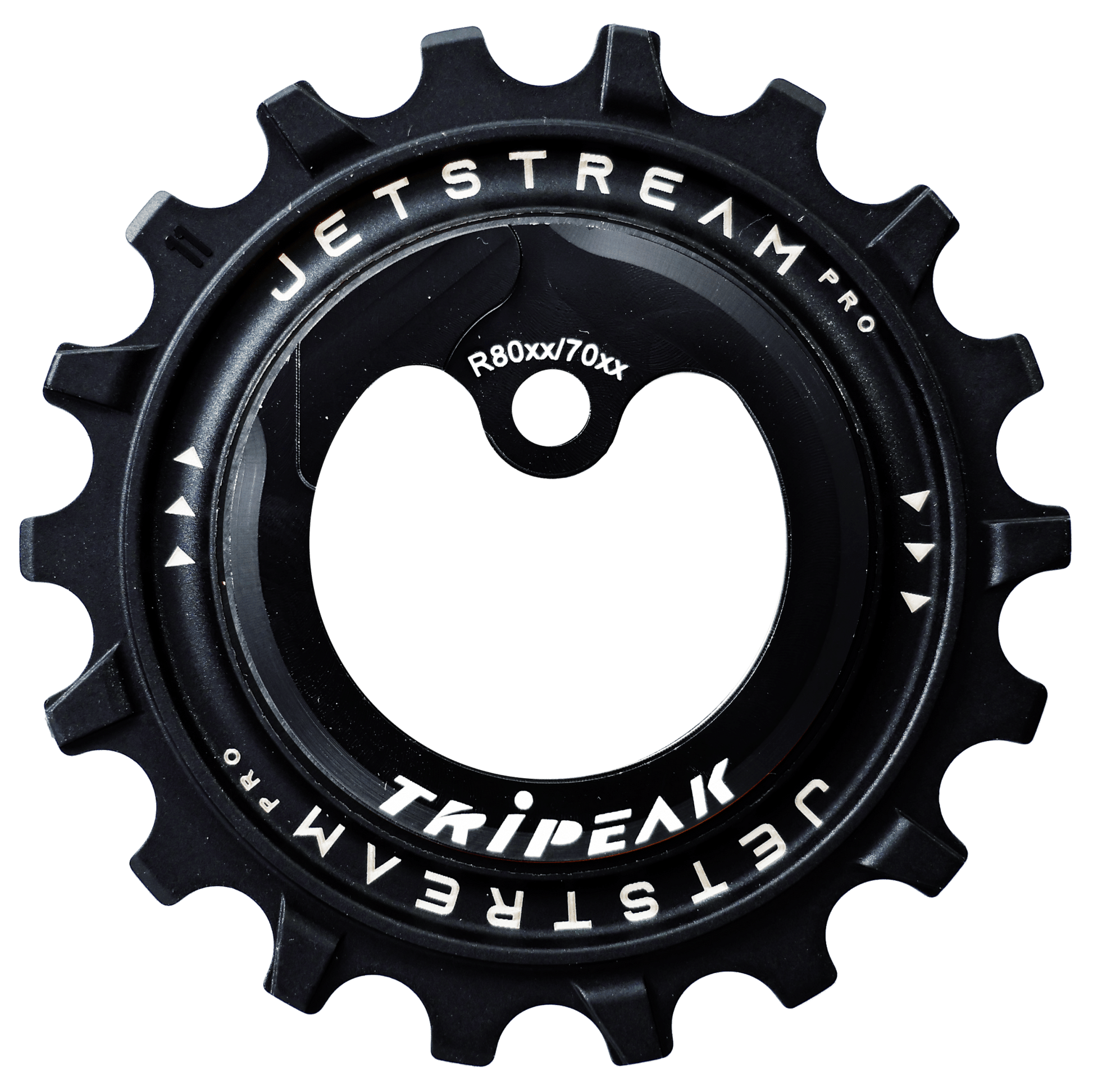 Tripeak Jetstream Pro Asymmetric Oversized Pulley Wheel 12/18t Shimano R92XX - Eminence Cycle Co.