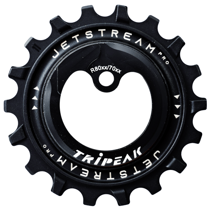 Tripeak Jetstream Pro Asymmetric Oversized Pulley Wheel 12/18t Shimano R92XX - Eminence Cycle Co.